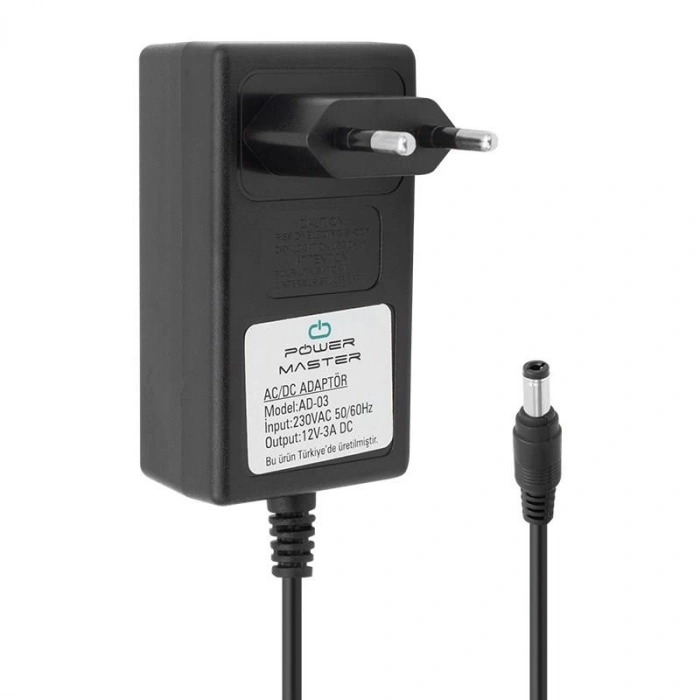 Powermaster 12V 3A Adaptör
