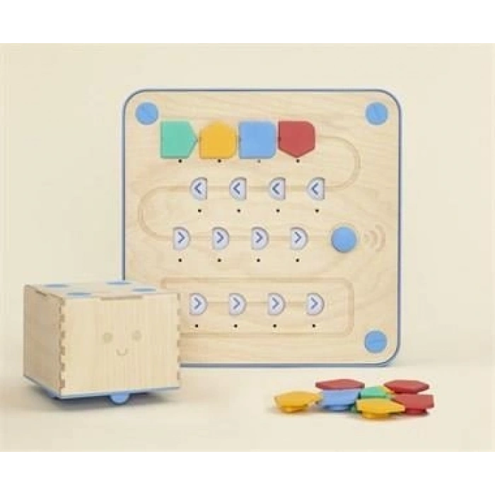 Primo Cubetto Çocuklar İçin Okul Öncesi Ahşap Robotik Kodlama Seti