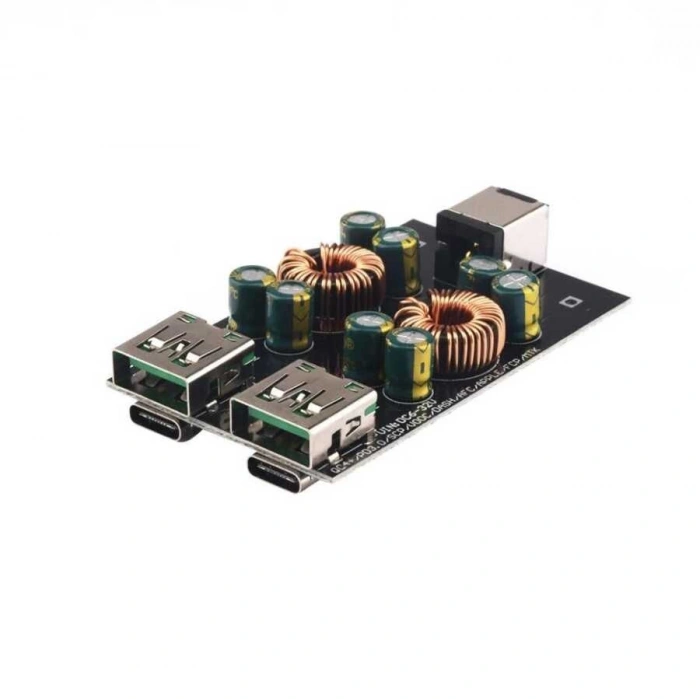 Qualcomm QC4 + QC4 Q3.0 Type C 6-32V Hızlı Şarj Devresi - 2 Kanal