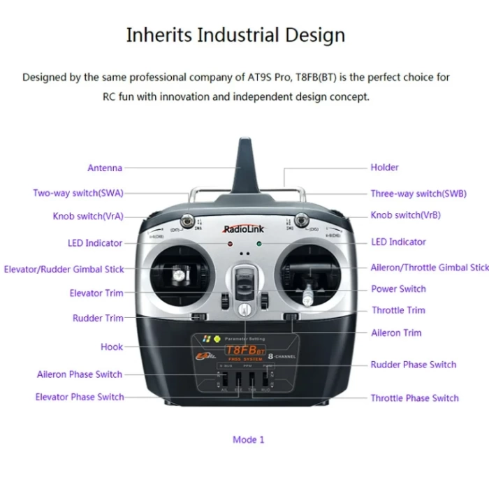 RADIOLINK T8FB Android Kumanda Seti