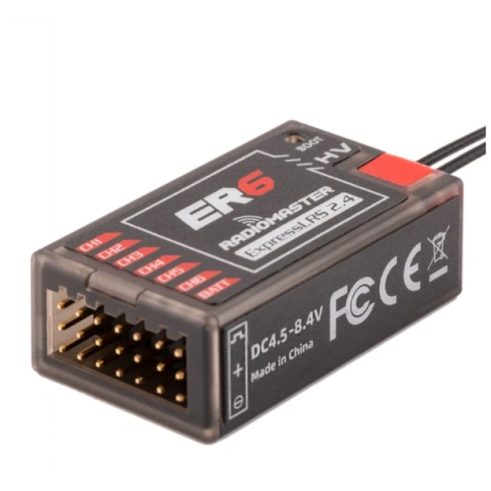 Radiomaster ER6 2.4Ghz ELRS PWM Receiver