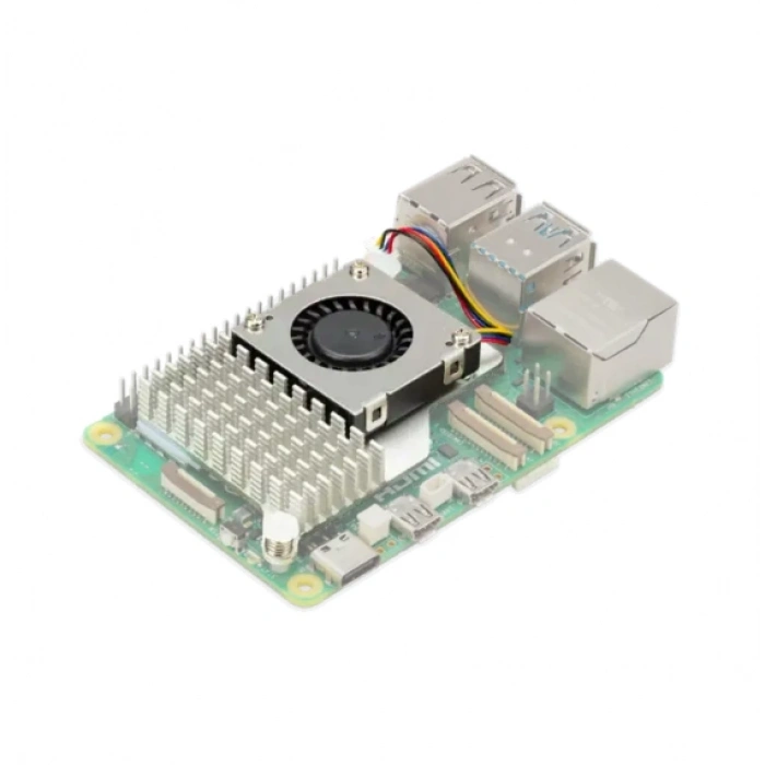 Raspberry Pi 5 Aktif Soğutucu - Fan + Heatsink