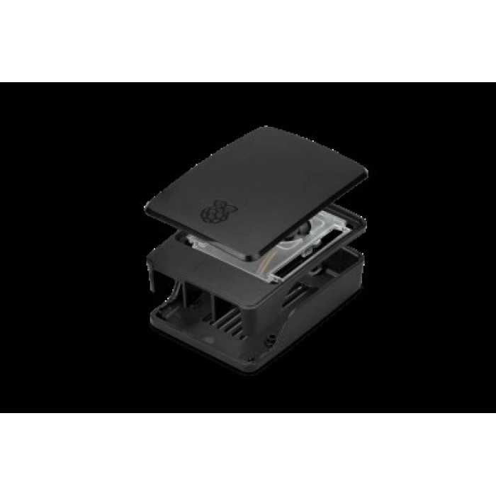 Raspberry Pi 5 Lisanslı Muhafaza Kutusu Siyah Renk