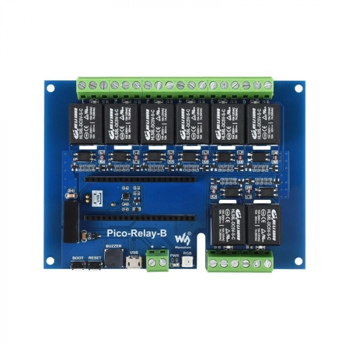 Raspberry Pi Pico Endüstriyel 8 Kanallı Röle Modülü