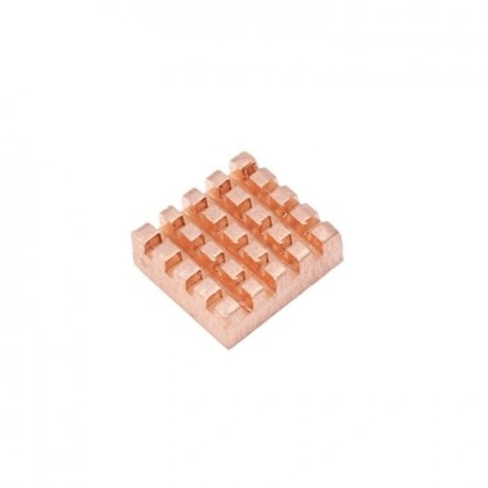 Raspberry Pi Uyumlu Bakır Soğutucu Blok 12x13x5mm