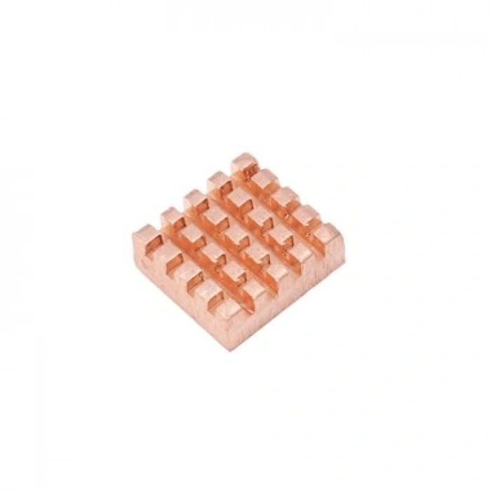 Raspberry Pi Uyumlu Bakır Soğutucu Blok 12x13x5mm