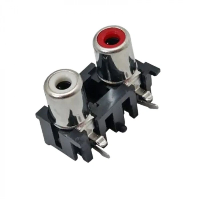 RCA-209 3.5mm Stereo RCA Jack Dişi - PCB Tip