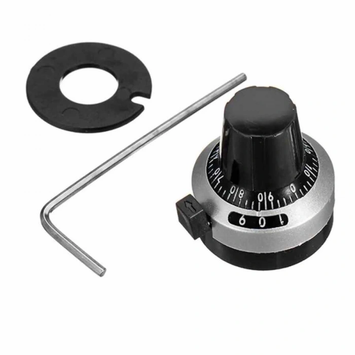 RDK-3-6.35 3590 Dial Hassas Potansiyometre Başlığı