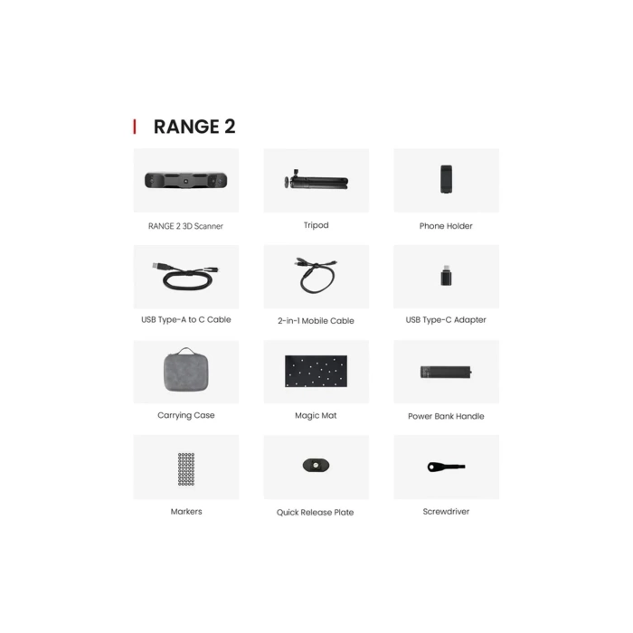 Revopoint Range 2 Standart 3d Scanner