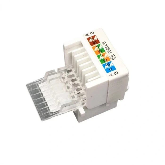 RJ45 CAT5e Keystone Ethernet Soketi