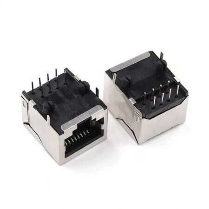 RJ45 Dişi Ethernet Konnektörü - PCB Tipi