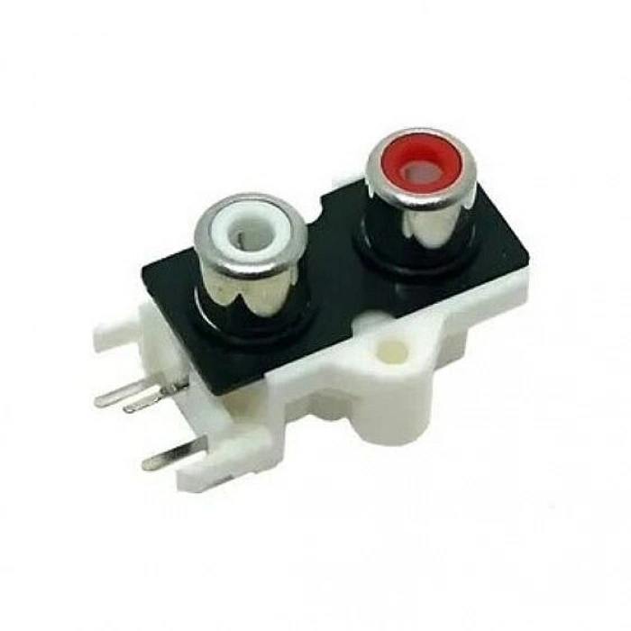 SCP662B 3.5mm Stereo RCA Jack Dişi - PCB Tip