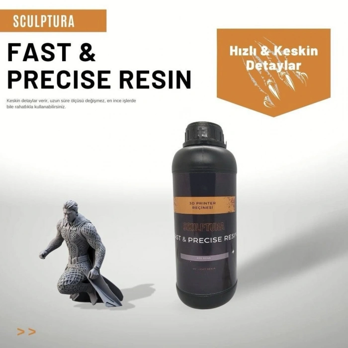 Sculptura Fast & Precise Resin - Gri / 1 kg