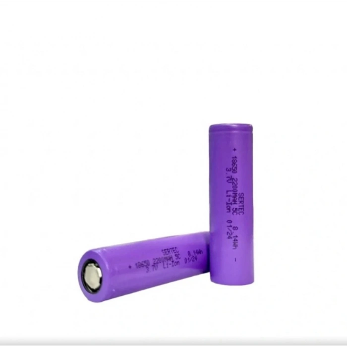 Sertec 18650 3.7V 2200 Mah 5C Li-Ion Şarj Edilebilir Pil