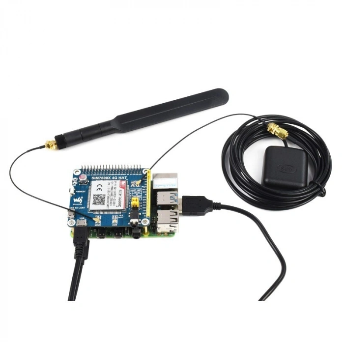 SIM7600E-H 4G Raspberry Pi HAT