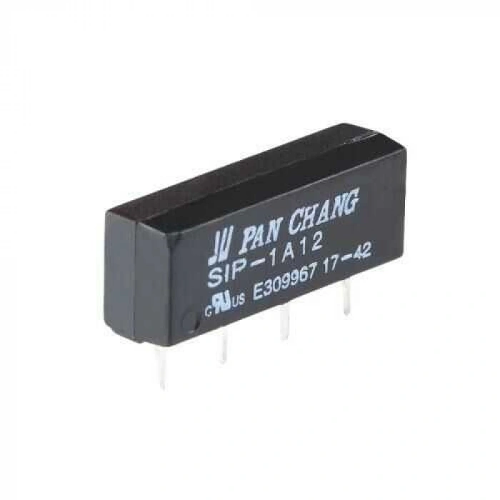 SIP-1A12 12V 1A Reed Röle - 4-Pin
