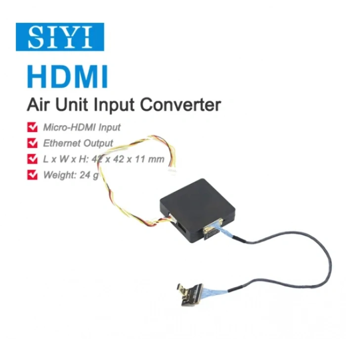 SIYI Air Unit HDMI Girişinden Ethernet Çıkışına Dönüştürücü