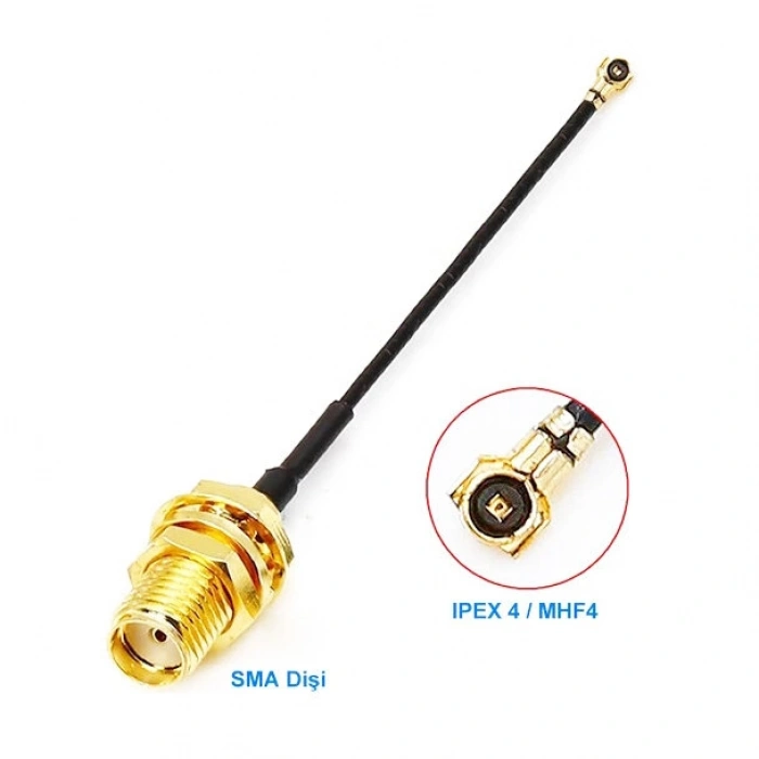 SMA - IPEX 4 Dönüştürücü Kablo - 15cm