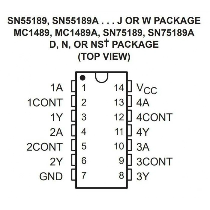 SN75189 SMD SO14 Entegre