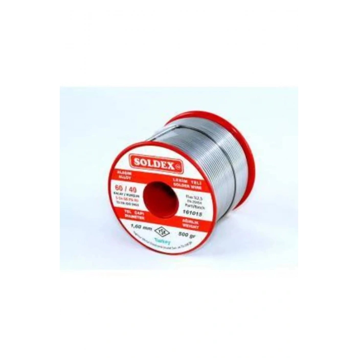 Soldex 2mm 500g Lehim Teli %60 Kalay / %40 Kurşun