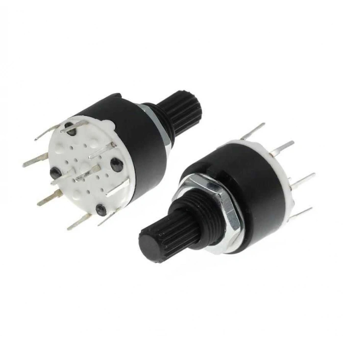 SR16 16mm 7 Konumlu Rotary Switch - Komitatör