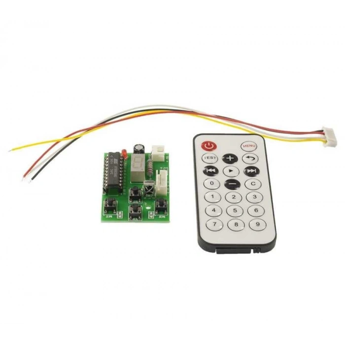 Step Motor Sürücü - Yön ve Hız Kontrollü Kumandalı