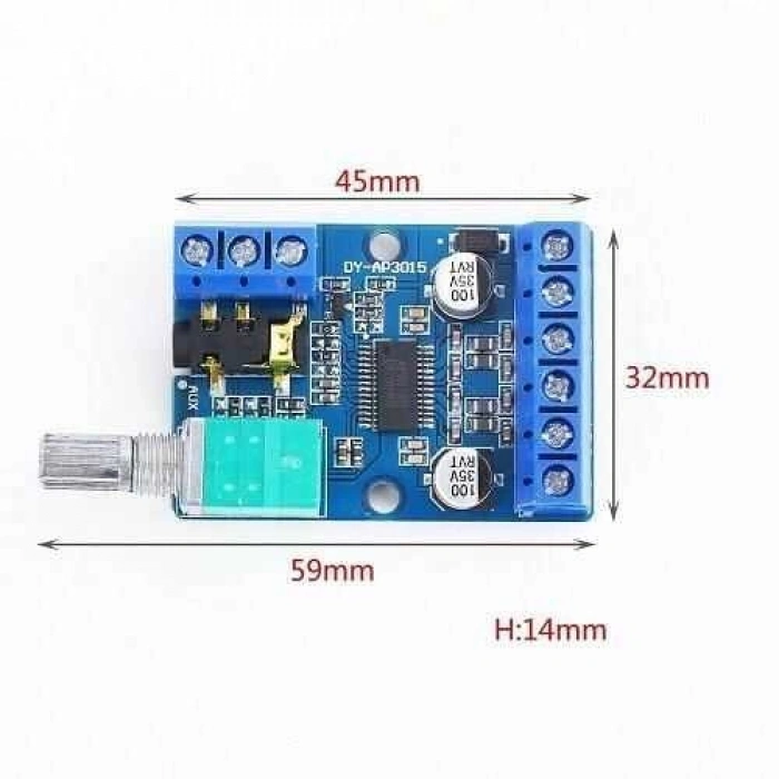 Stereo 2x30W Amfi Devresi DY-AP3015