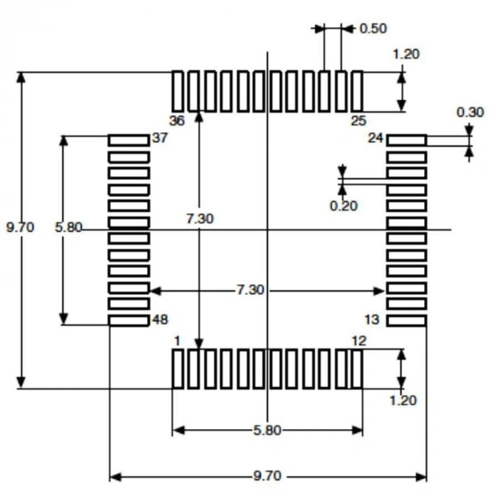 STM32F103C8T6 Smd 32-Bit 72MHz LQFP-48 Mikrodenetleyici