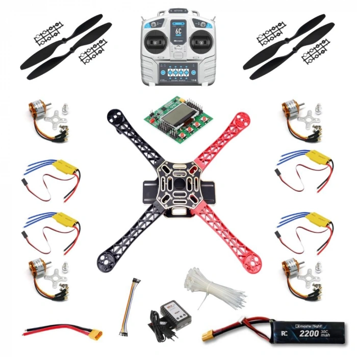 Süper Multikopter Seti - Kendin Yap Drone Kiti (KK2.15)