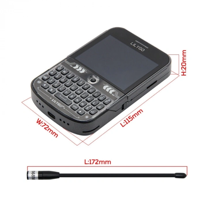 T-Deck Plus Meshtastic ESP32-S3 915MHz LoRa Geliştirme Modülü