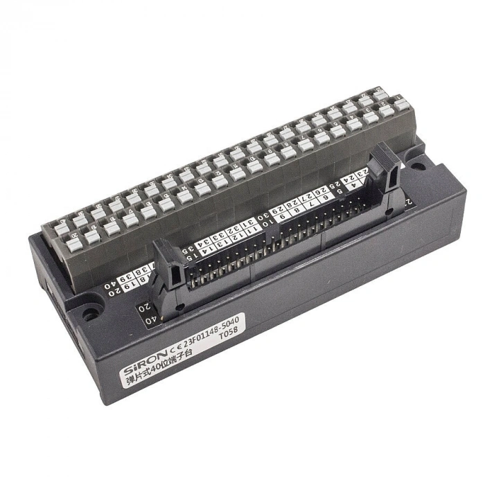 T058 24V 1A 40-Bit Giriş Ray Tipi Universal PLC Terminal Blok