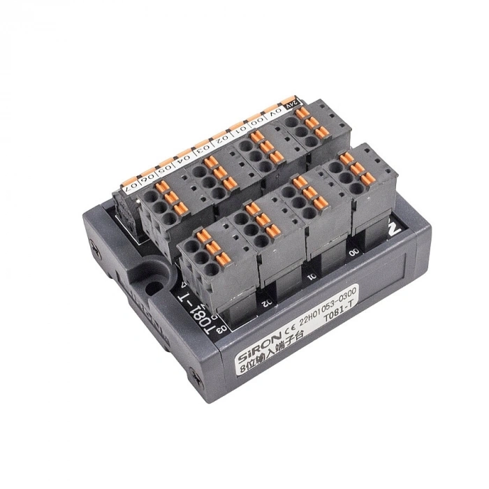 T081-T 24V 1A 8-Bit Giriş Ray Tipi Terminal Blok