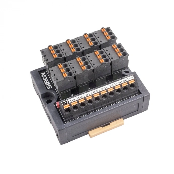 T081-T 24V 1A 8-Bit Giriş Ray Tipi Terminal Blok