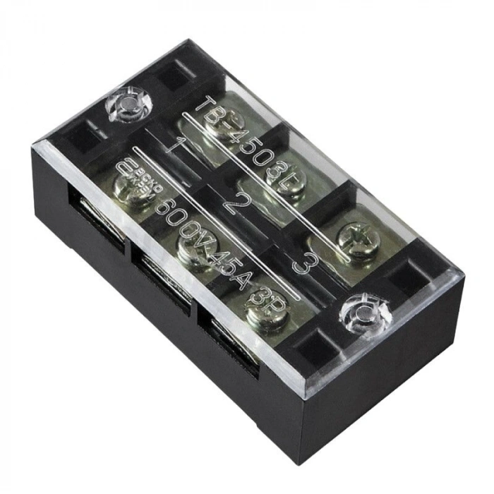 TB-4503 3P Çift Sıra Terminal Blok - 600V 45A