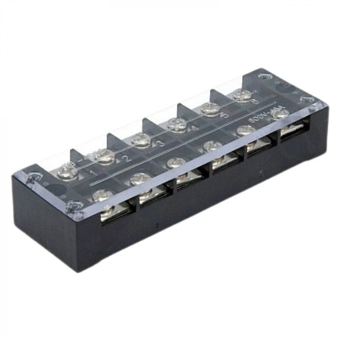 TB-4506 6P Çift Sıra Terminal Blok - 600V 45A