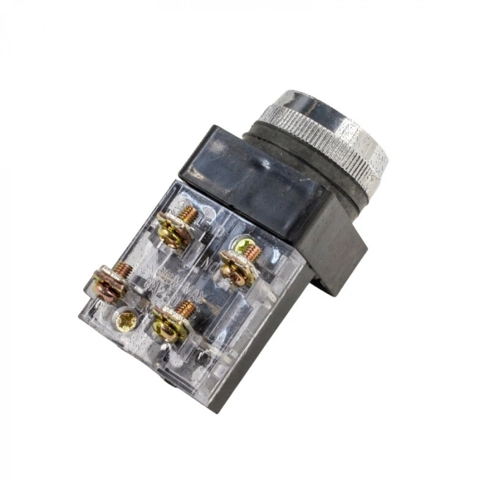 TBF-25 1NO+1NC Yaylı Push Buton - Kırmızı