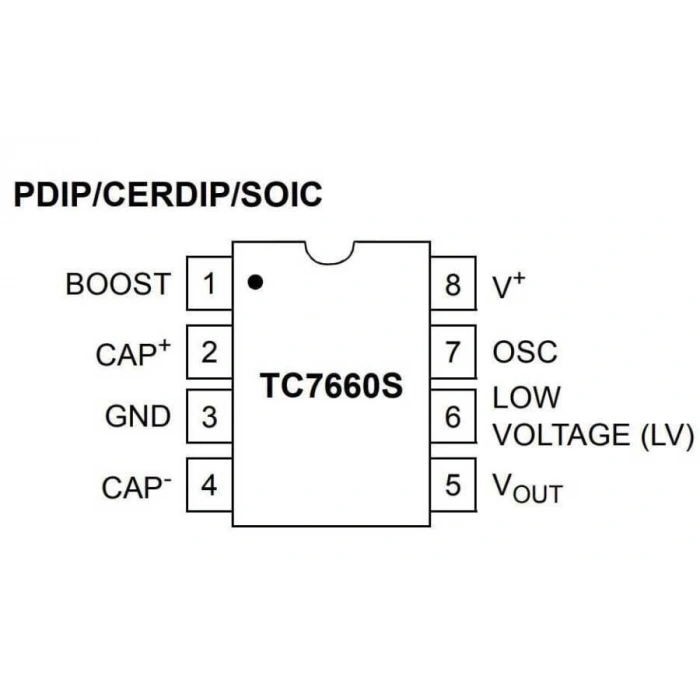 TC7660EOA SOIC-8 DC-DC Voltaj Dönüştürücü