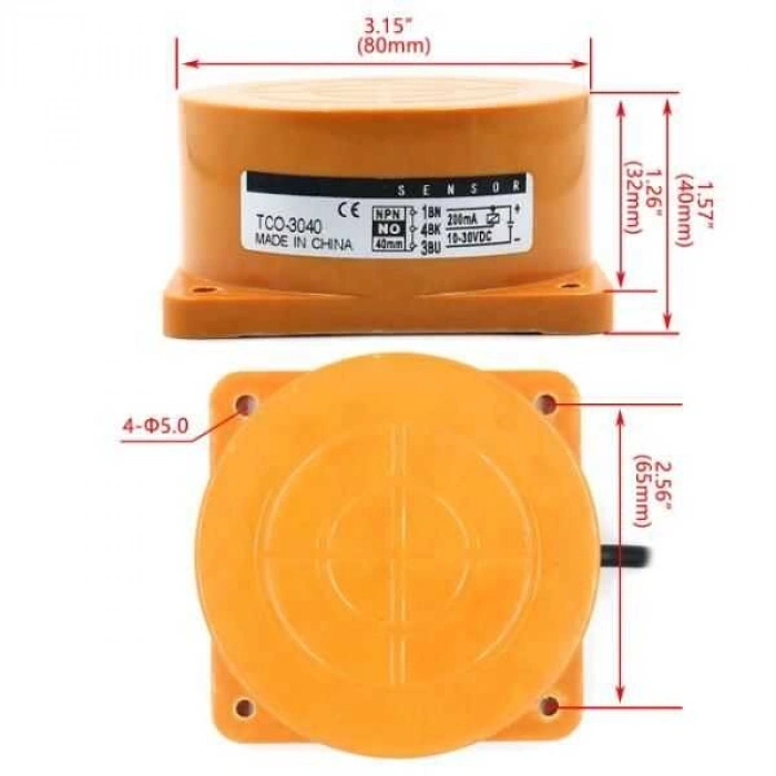TCO-3040AL 6-36V 40mm NO Endüktif Mesafe Sensörü