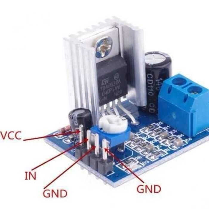 TDA2030A Mono 18W Amfi Devresi Modülü