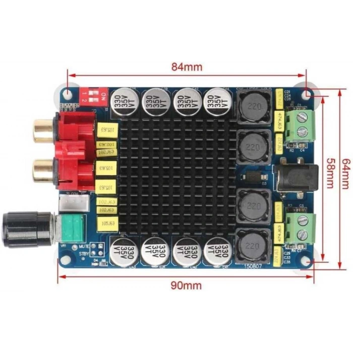 TDA7498 2x100W Stereo Dijital Amfi Modülü