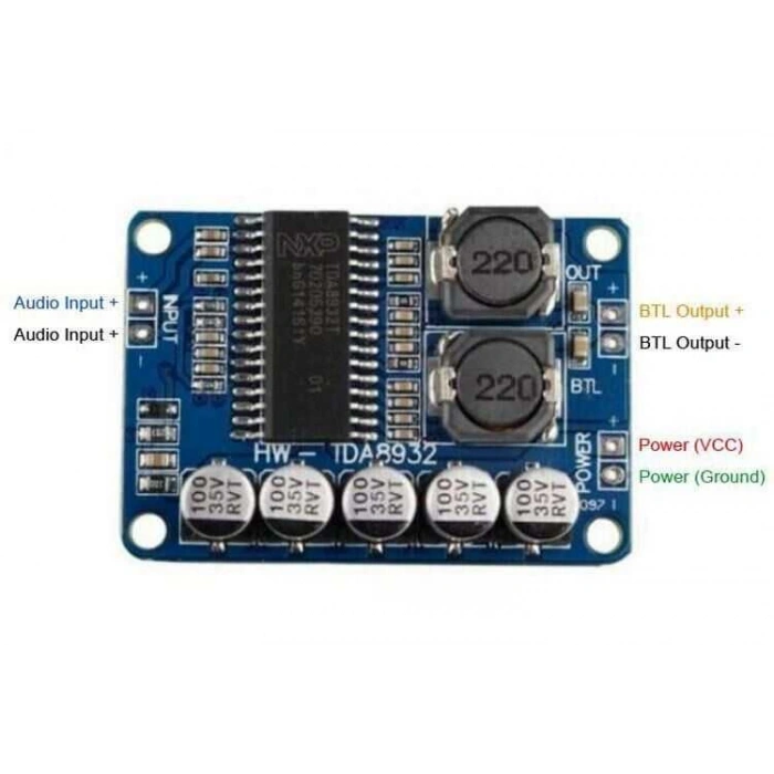 TDA8932 35W Mono Amfi Devresi
