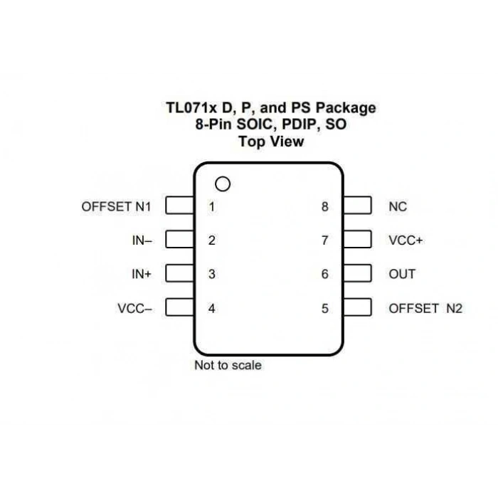 TL071 SMD SO8 Entegre
