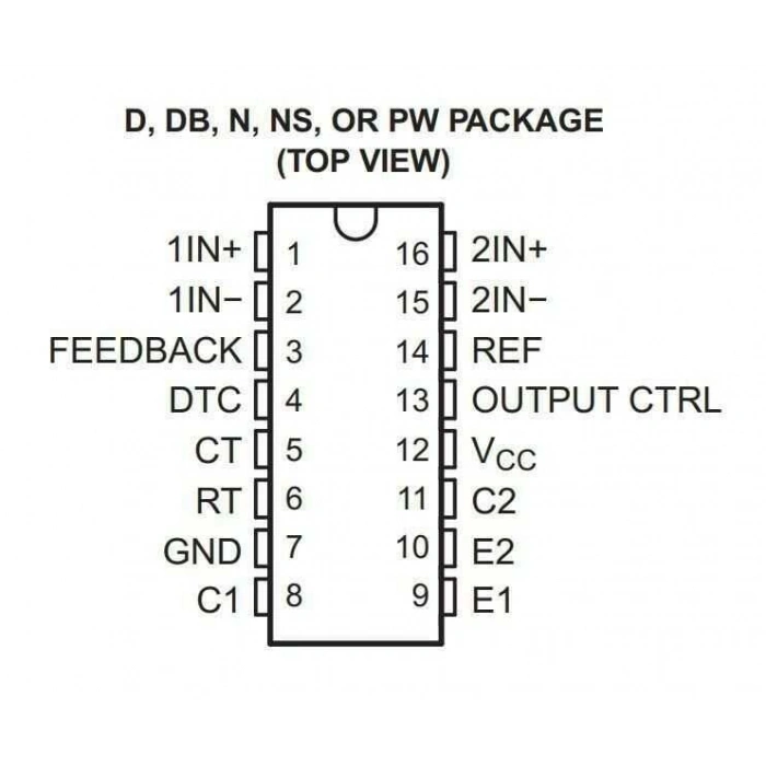 TL494 DIP16 Entegre
