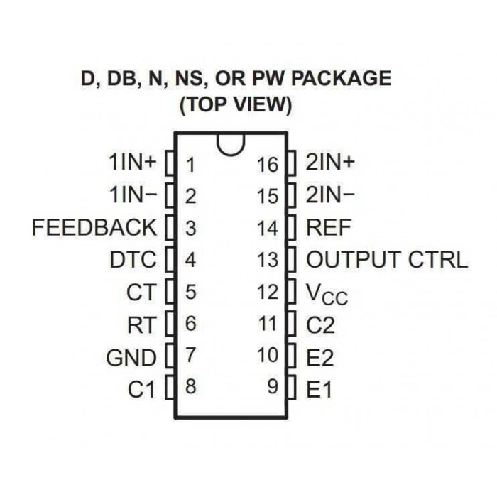 TL494 SMD SOIC-16 Entegre