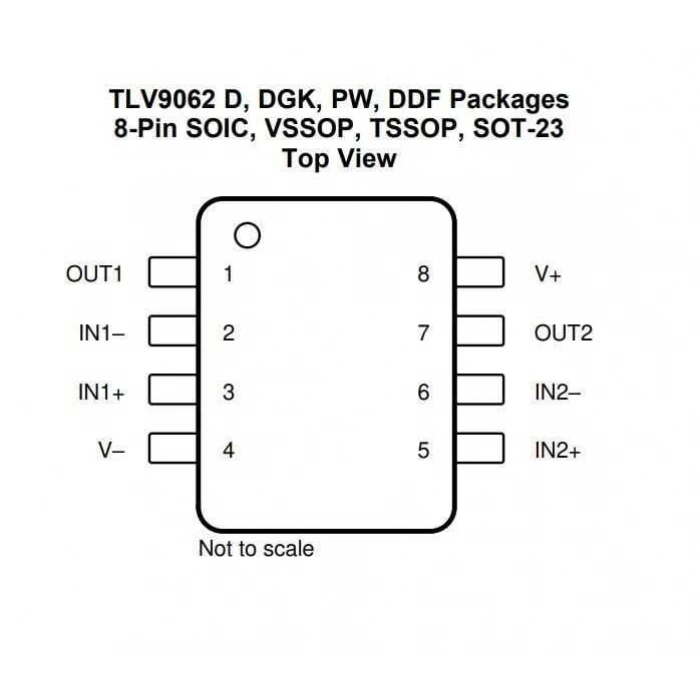 TLV9062IDR SMD SOIC-8 Entegre - TL9062