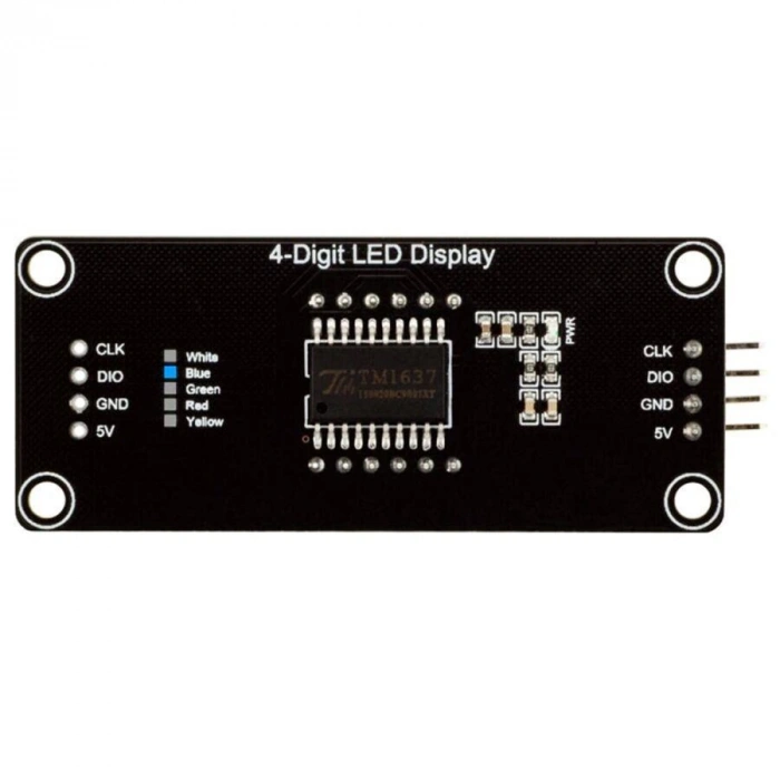 TM1637 4 Digit LED Display Modülü - Mavi