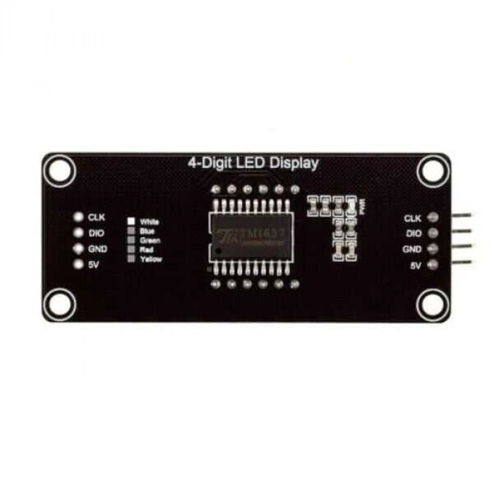 TM1637 4 Digit Led Display Saat Modülü - Beyaz