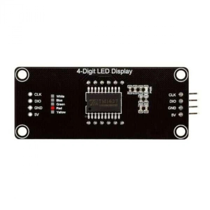 TM1637 4 Digit Led Display Saat Modülü - Kırmızı