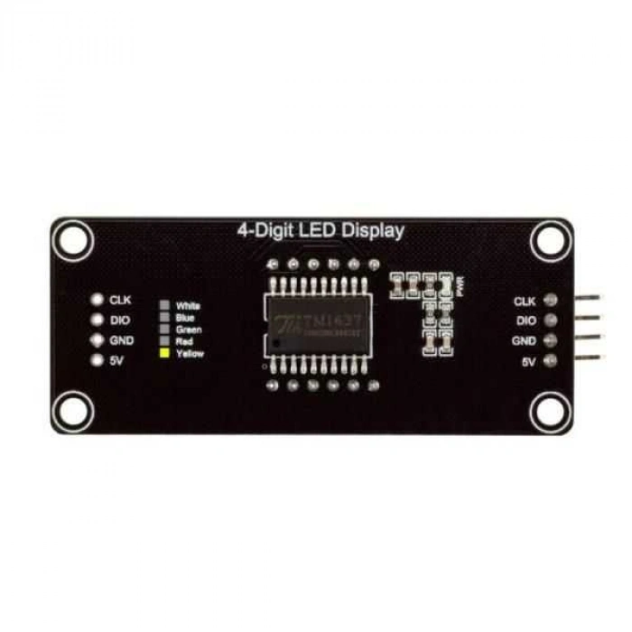 TM1637 4 Digit Led Display Saat Modülü - Sarı