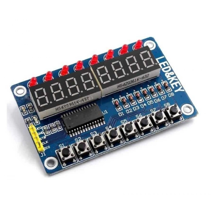 TM1638 7-Segment Display Modülü